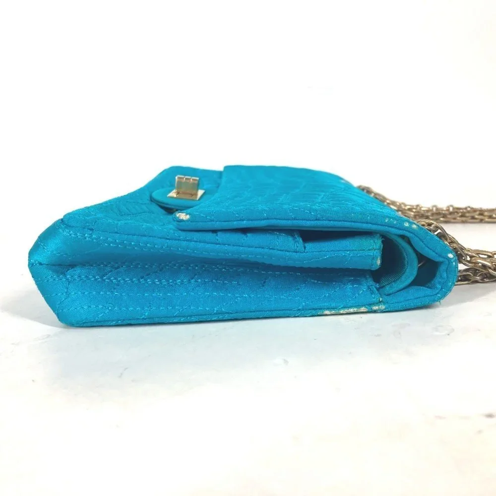 CHANEL Blue Shoulder Bag